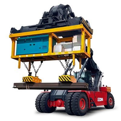 Ефективен обсег на стакер с електромагнити за повдигане на стоманен бар и боравене с тежкотоварни материали